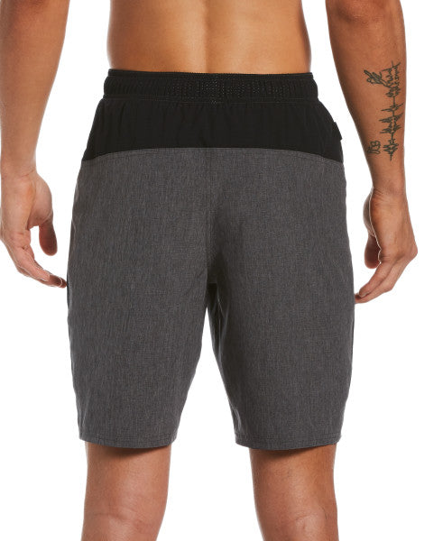 Nike Swim Men's Contend 9" Volley Board Shorts Heather Grey