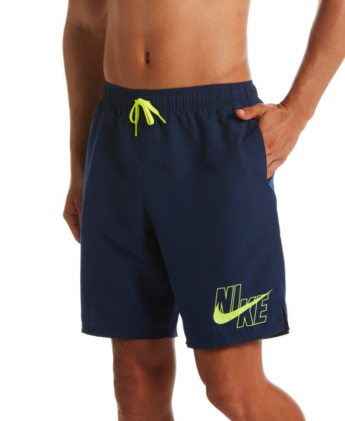 
                      
                        Nike Swim Men's Solid Logo Lap 9" Volley Shorts Midnight Navy
                      
                    