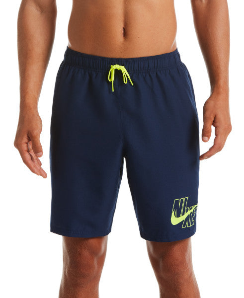 
                      
                        Nike Swim Men's Solid Logo Lap 9" Volley Shorts Midnight Navy
                      
                    