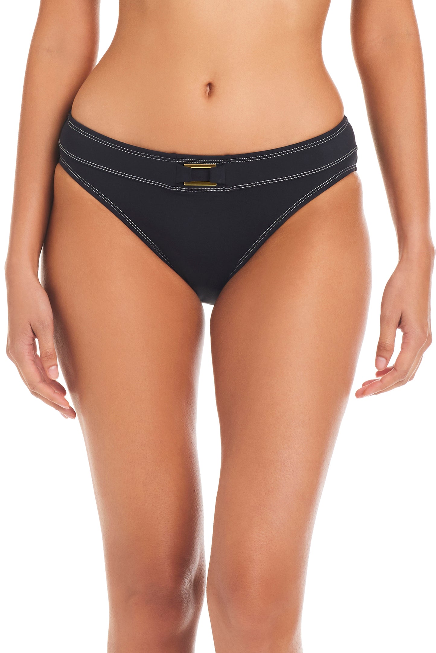 Bleu Rod Beattie A Fine Line Hipster Bikini Bottom Black