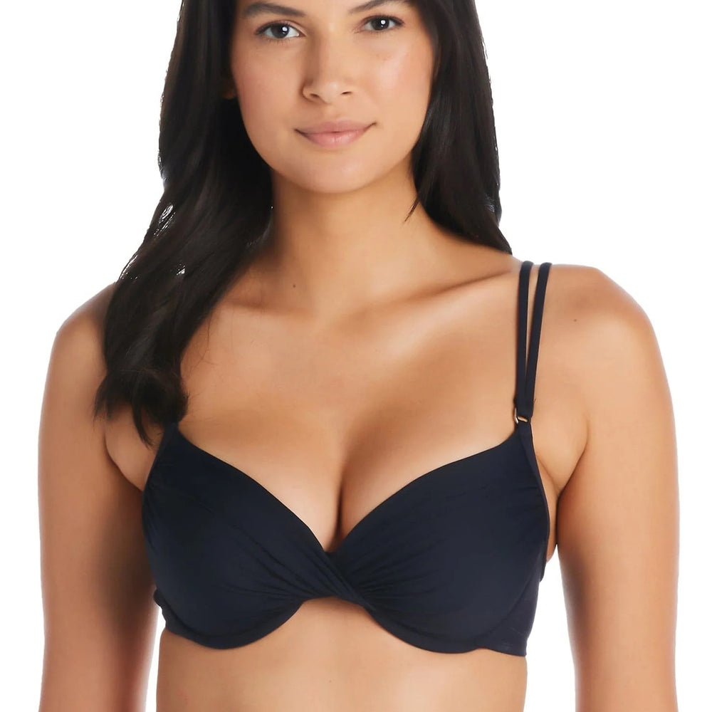 Bleu Rod Beattie Kore Ots Underwire Bikini Top Black