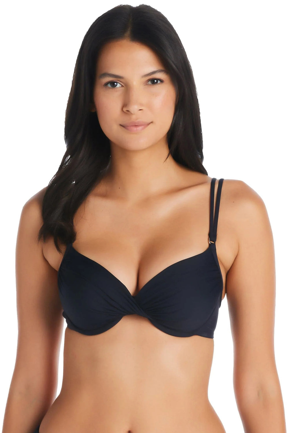 Bleu Rod Beattie Kore Ots Underwire Bikini Top Black