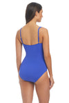 Bleu Rod Beattie Kore Shirred Bandeau One Piece Tequila