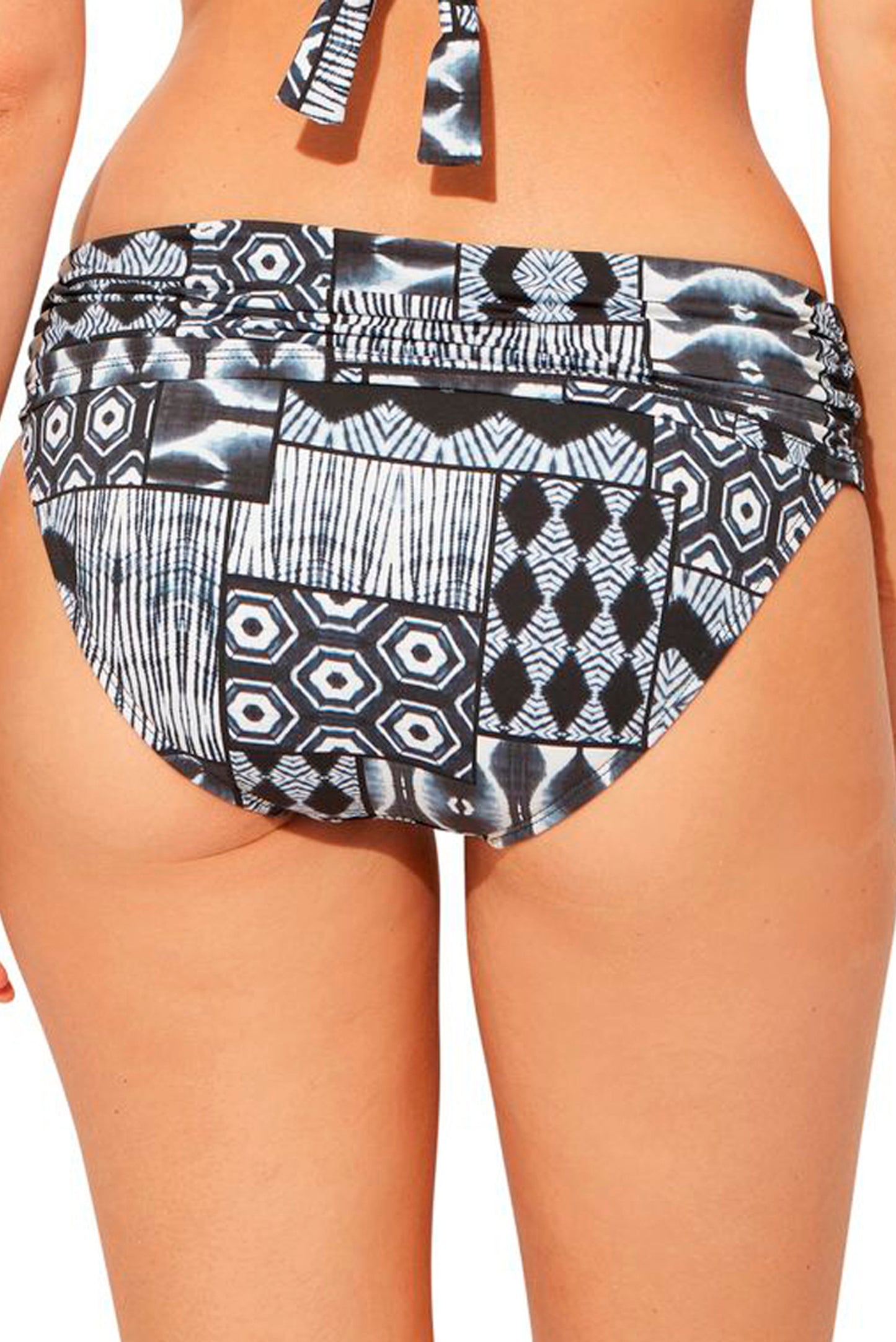 Bleu Rod Beattie Island Time Navy Sarong Hipster Bottom