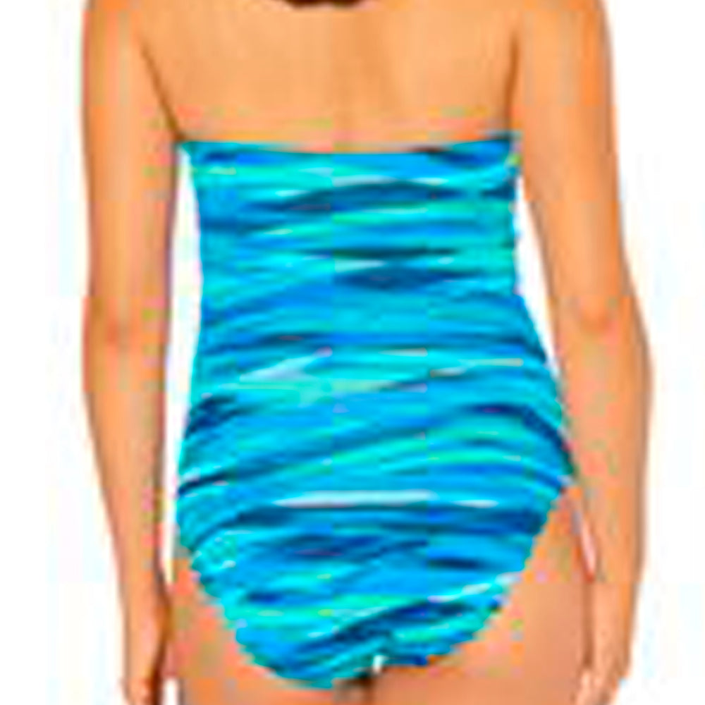 Bleu Rod Beattie Cool Waves of Change Bandeau One Piece