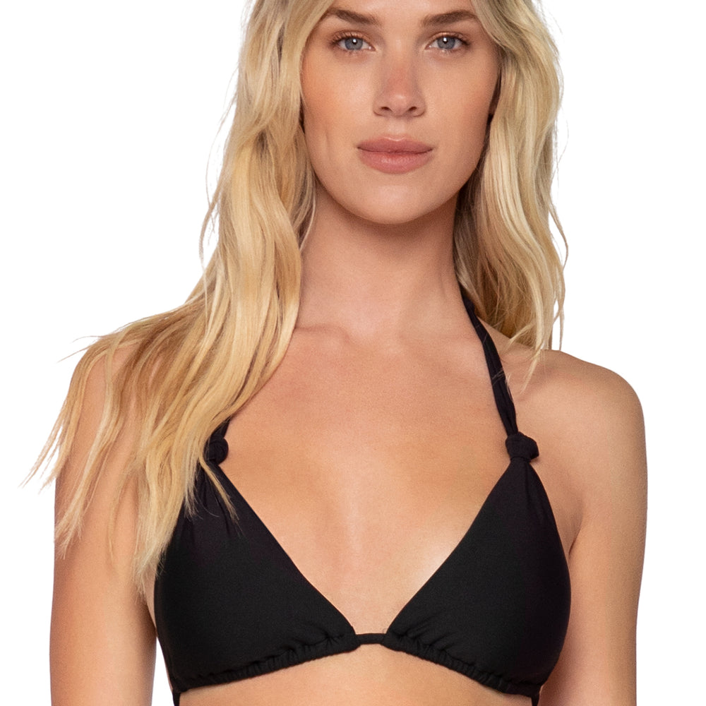 Swim Systems Black Mila Triangle Bikini Top