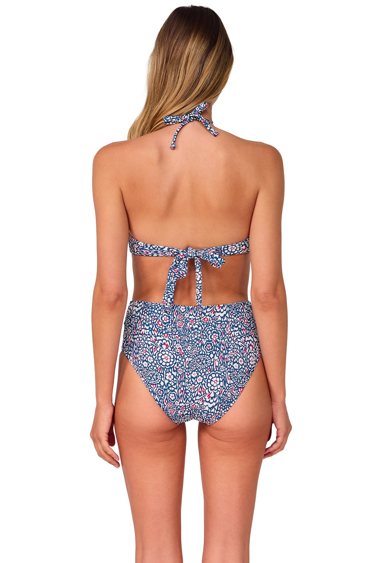Swim Systems Americana Rib Laura Fold Over Bottom