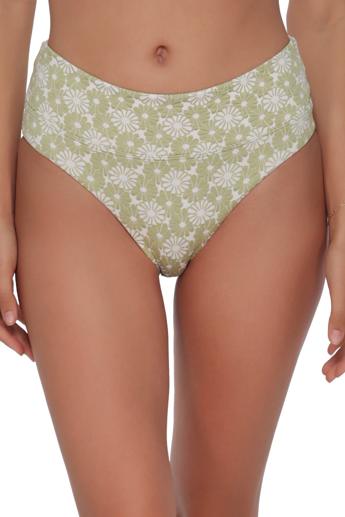 Swim Systems Cactus Flower Laura Fold Over Bottom