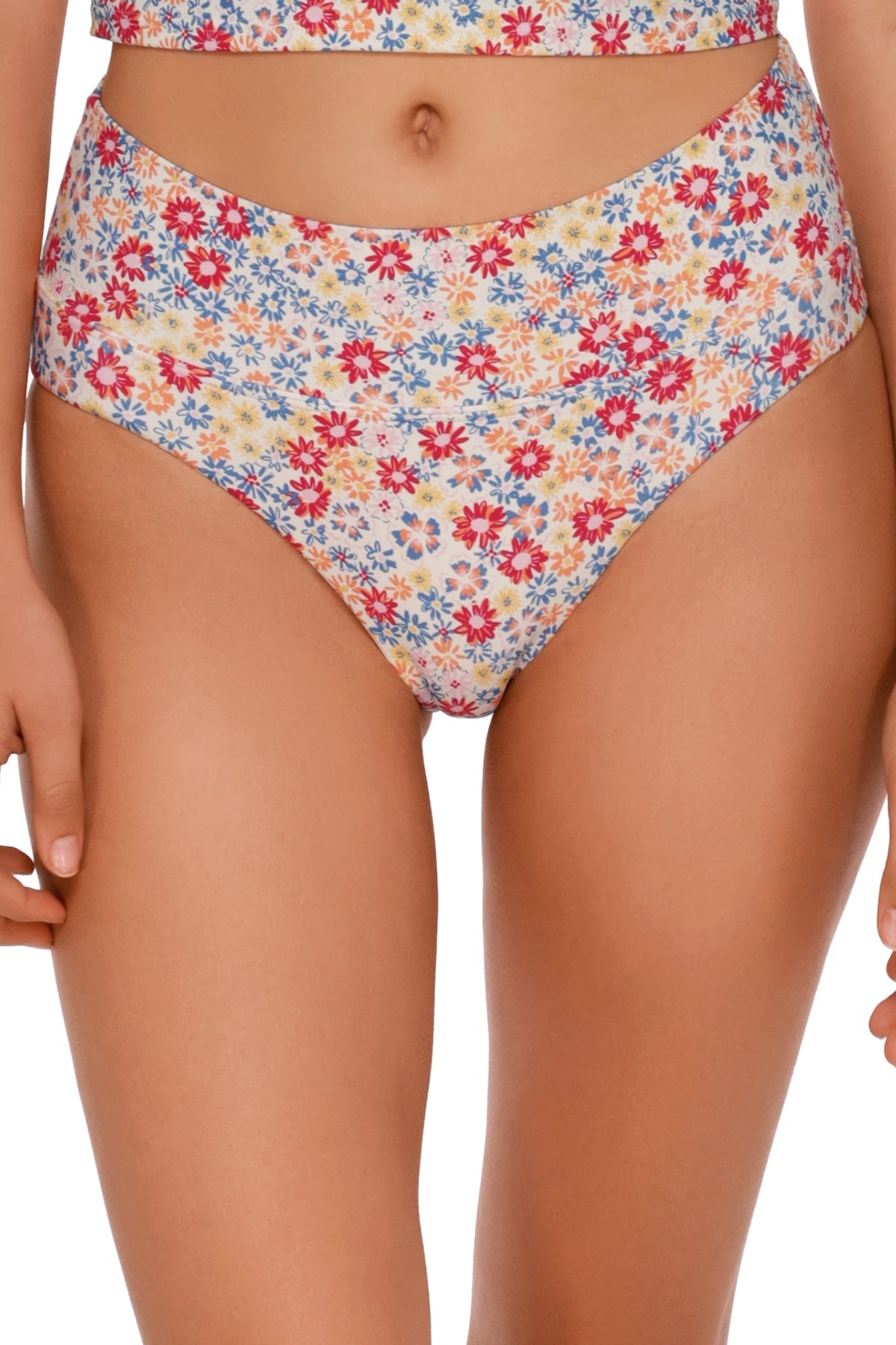 Swim Systems Prairie Petals Laura Fold Over Bottom