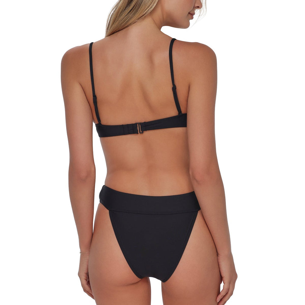 Swim Systems Black Byron High Waist Bottom