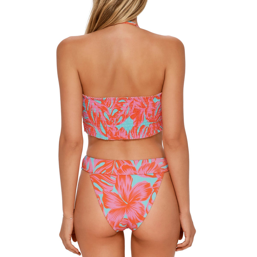 Swim Systems Palm Daze Rib Byron High Waist Bottom