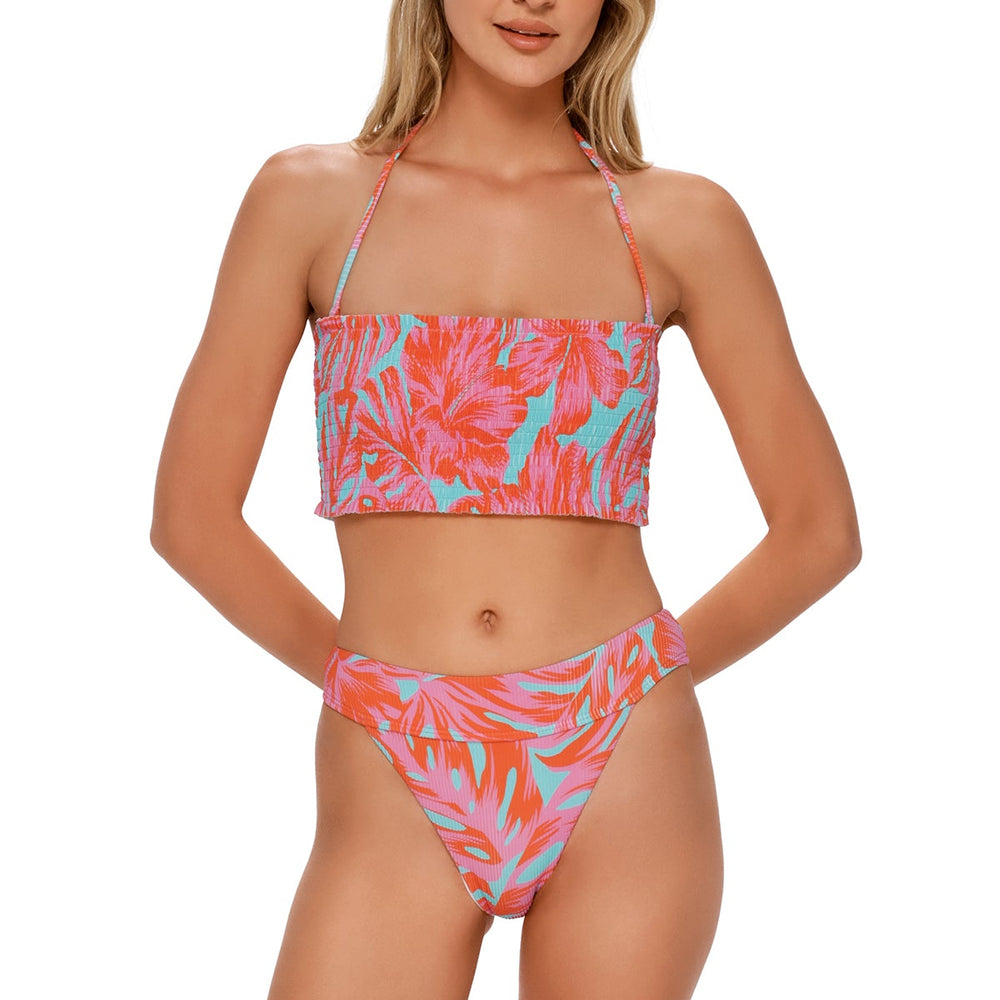 
                      
                        Swim Systems Palm Daze Rib Byron High Waist Bottom
                      
                    