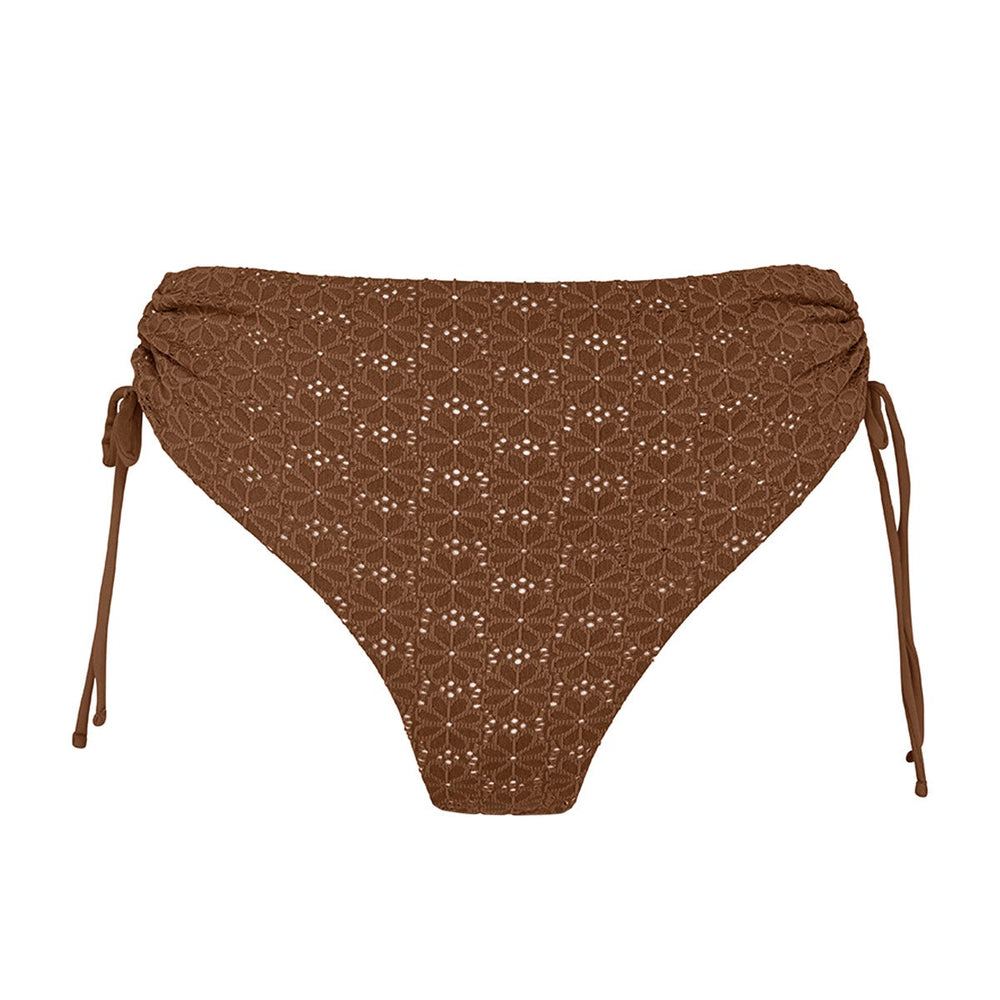 
                      
                        Swim Systems Cocoa Daisy Eyelet Malia High Waist Bottom
                      
                    