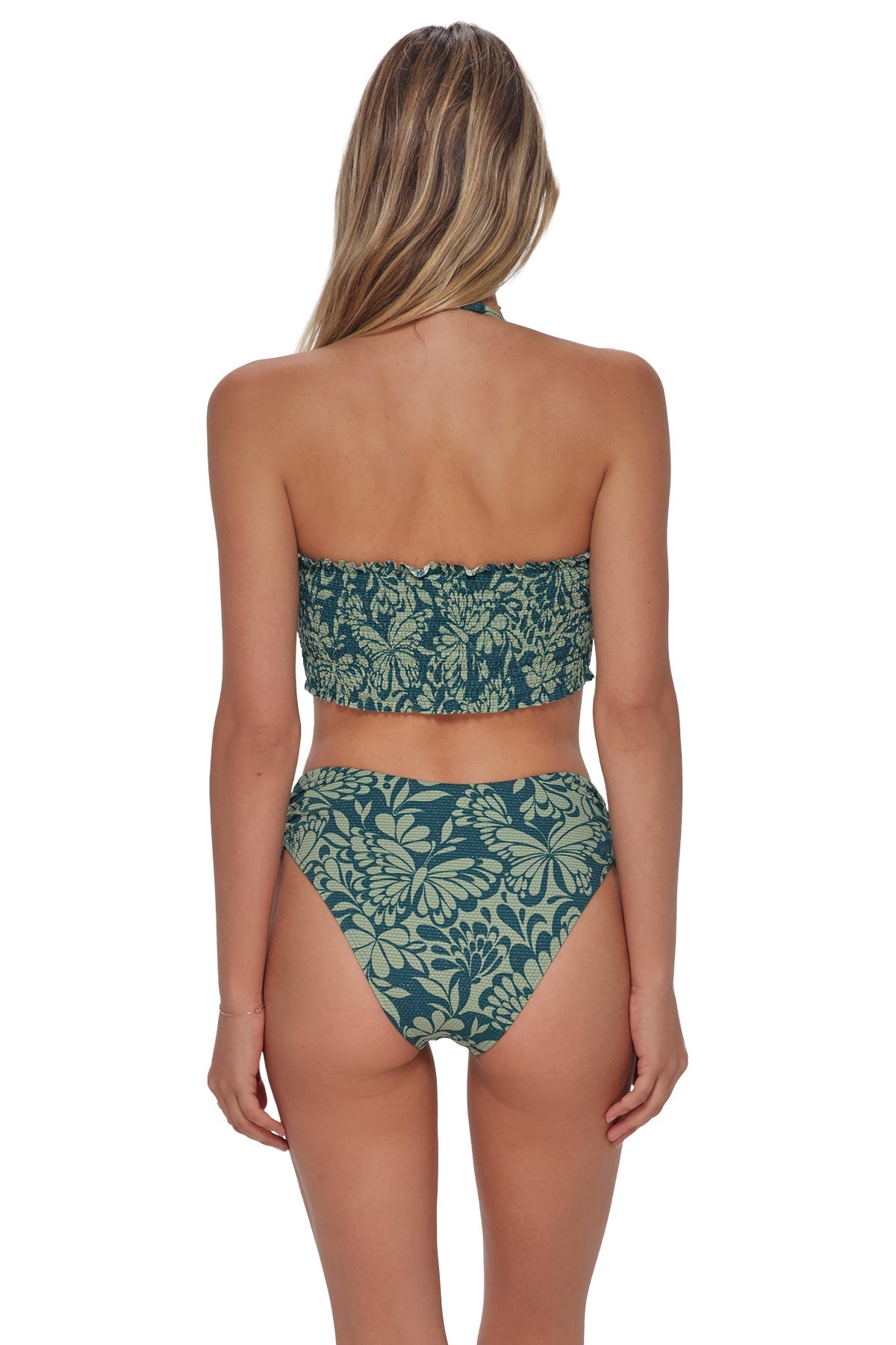 Swim Systems Flutter Lurex Malia High Waist Bottom
