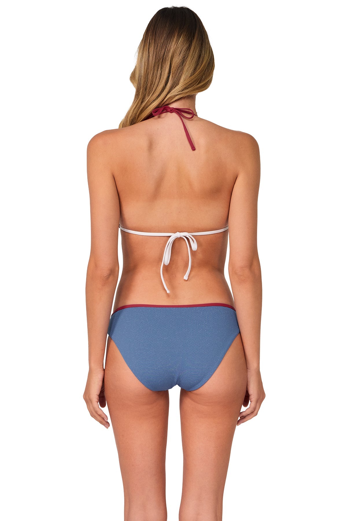 Swim Systems Banner Blue Lurex Berkeley Hipster Bottom