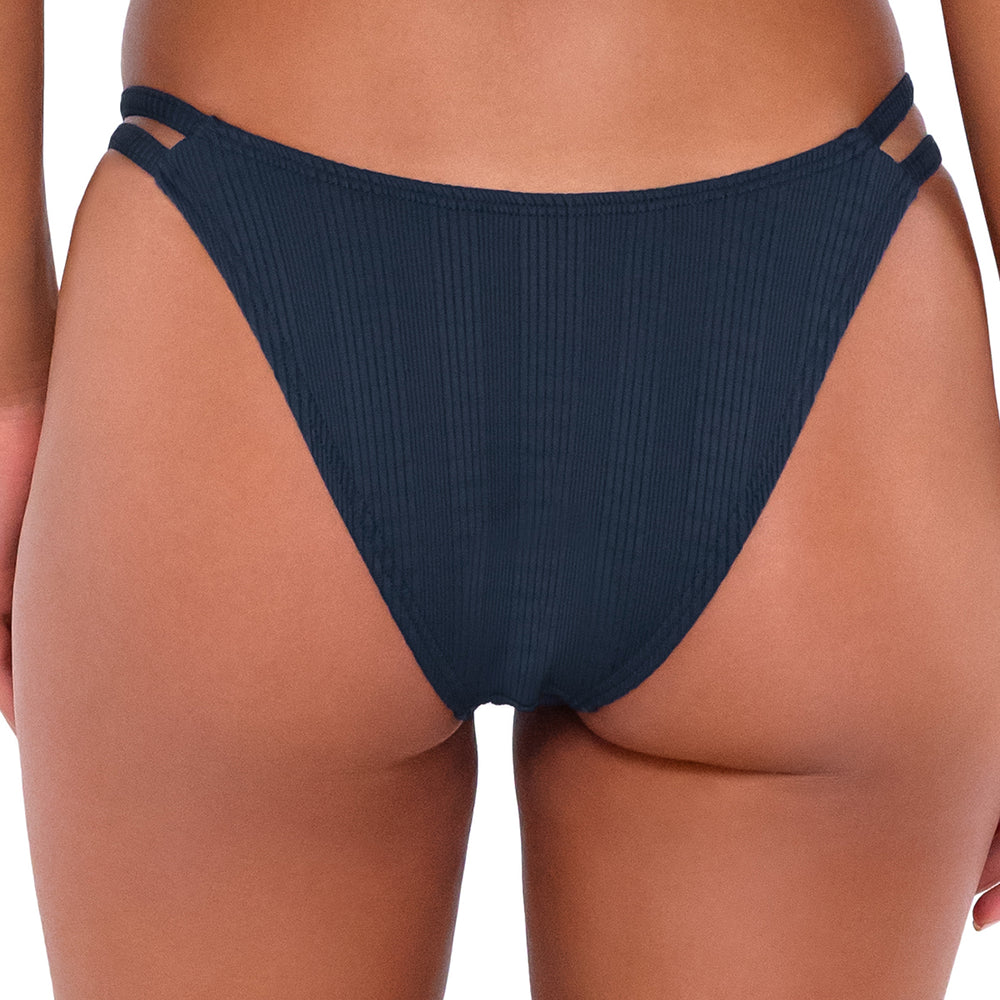 B Swim Navy Baja Rib Bella Hipster Bikini Bottom