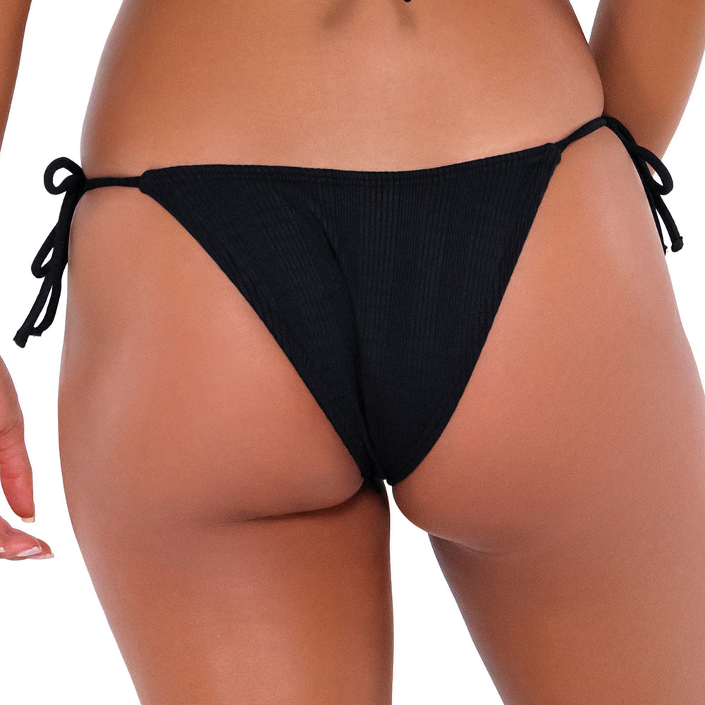 
                      
                        B Swim Black Baja Rib Jaelyn Tie Side Bikini Bottom
                      
                    