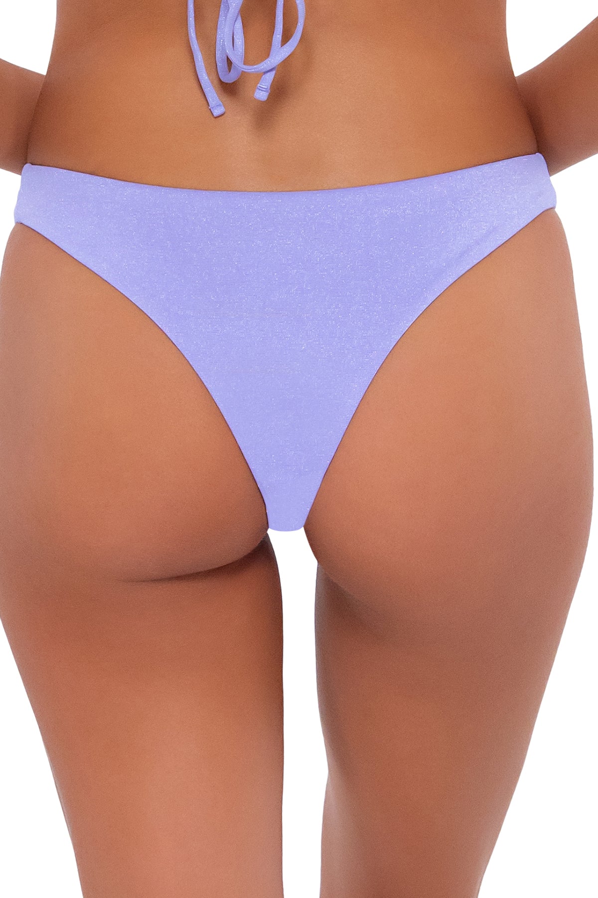 B Swim Lilac Lurex Havana Bikini Bottom