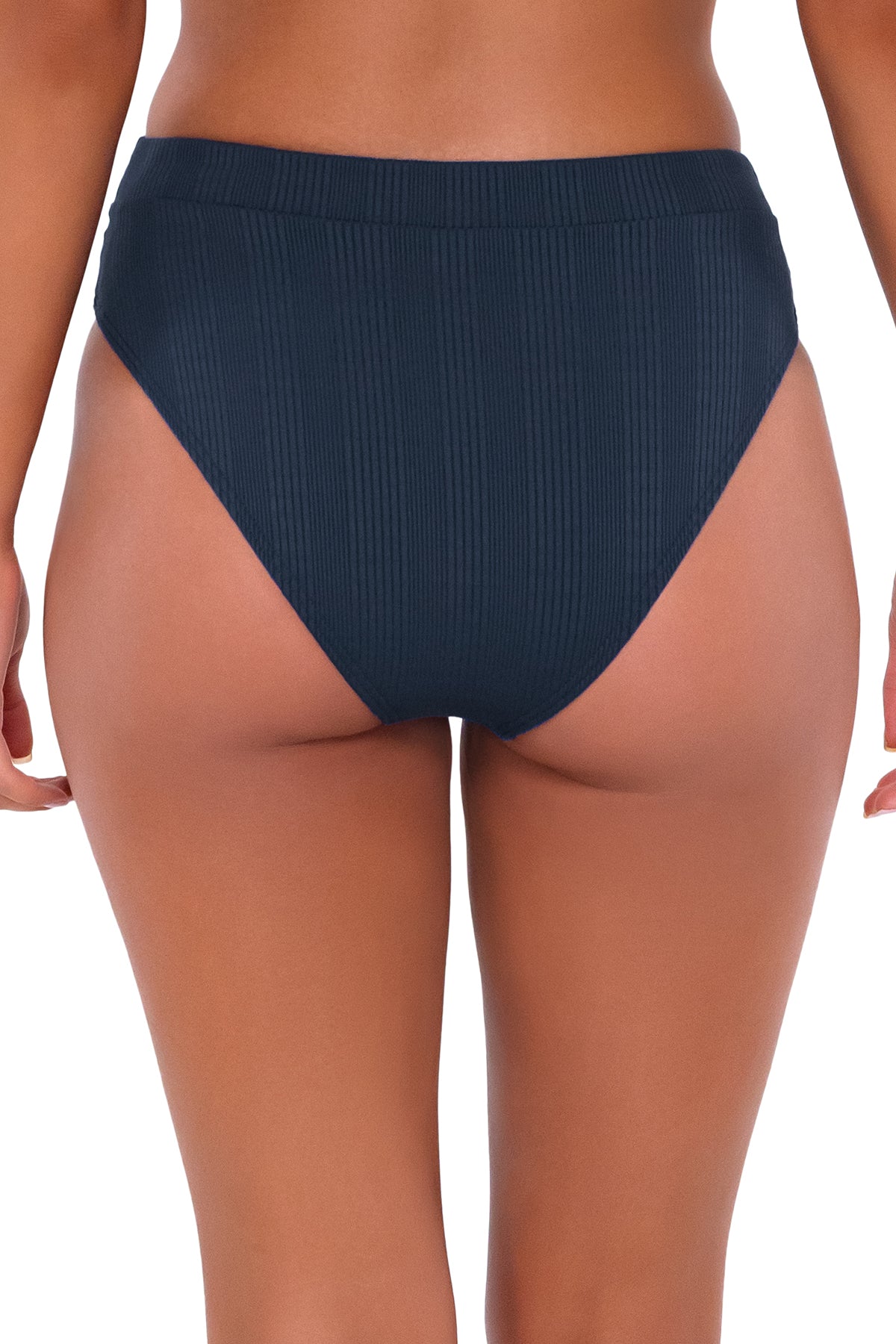 B Swim Navy Baja Rib Margot Bikini Bottom