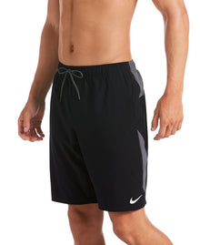 Nike Swim Men's Contend 9-inch Volley Board Shorts Black