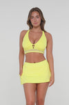 Sunsets Lemon Zest Sandbar Rib Danica Bikini Top Cup Sizes E to H