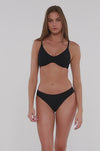Sunsets Black Brooke U-Wire Cup Sizes Bikini Top