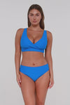 Sunsets Electric Blue Elsie Bikini Top Cup Sizes E to H