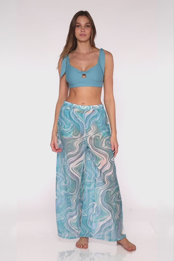 
                      
                        Load and play video in Gallery viewer, Sunsets Moon Tide Breezy Beach Pant Cover Up
                      
                    