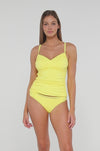 Sunsets Lemon Zest Sandbar Rib Simone Tankini Top