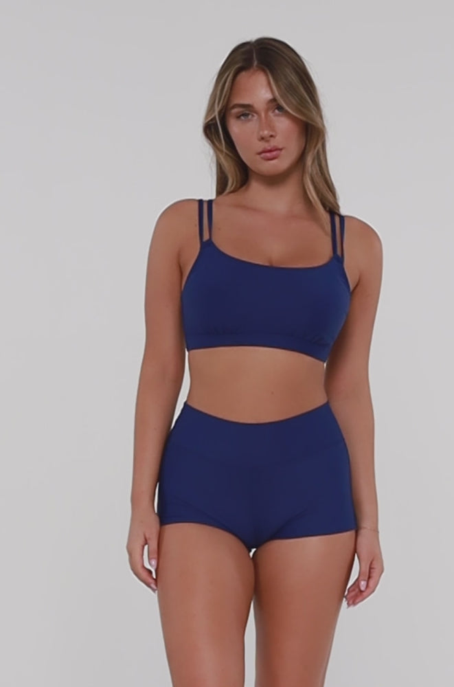 
                      
                        Load and play video in Gallery viewer, Sunsets Indigo Kinsley Swim Shorts
                      
                    