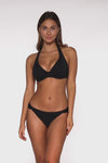 Sunsets Black Muse Halter Bikini Top Cup Sizes E to H