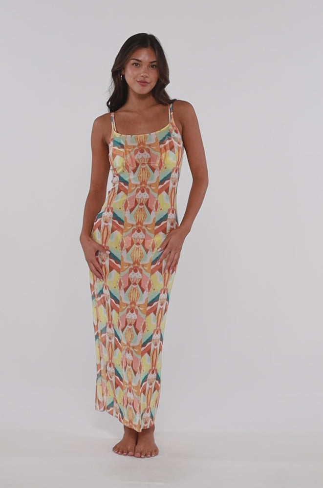 
                      
                        Load and play video in Gallery viewer, B Swim Moondance Jacinta Maxi Dress Cover Up
                      
                    