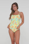 Sunsets Golden Tropics Sandbar Rib Taylor Tankini Top Cup Sizes E to H