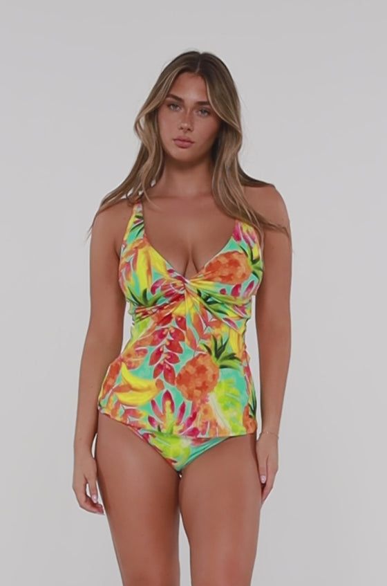 Sunsets Lush Luau Forever Tankini Top Cup Sizes C to DD