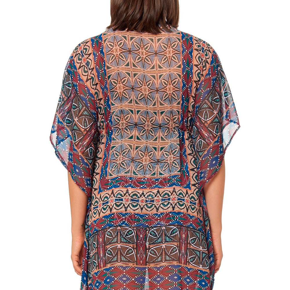 Bleu Rod Beattie Suburban Safari Caftan Cover Up