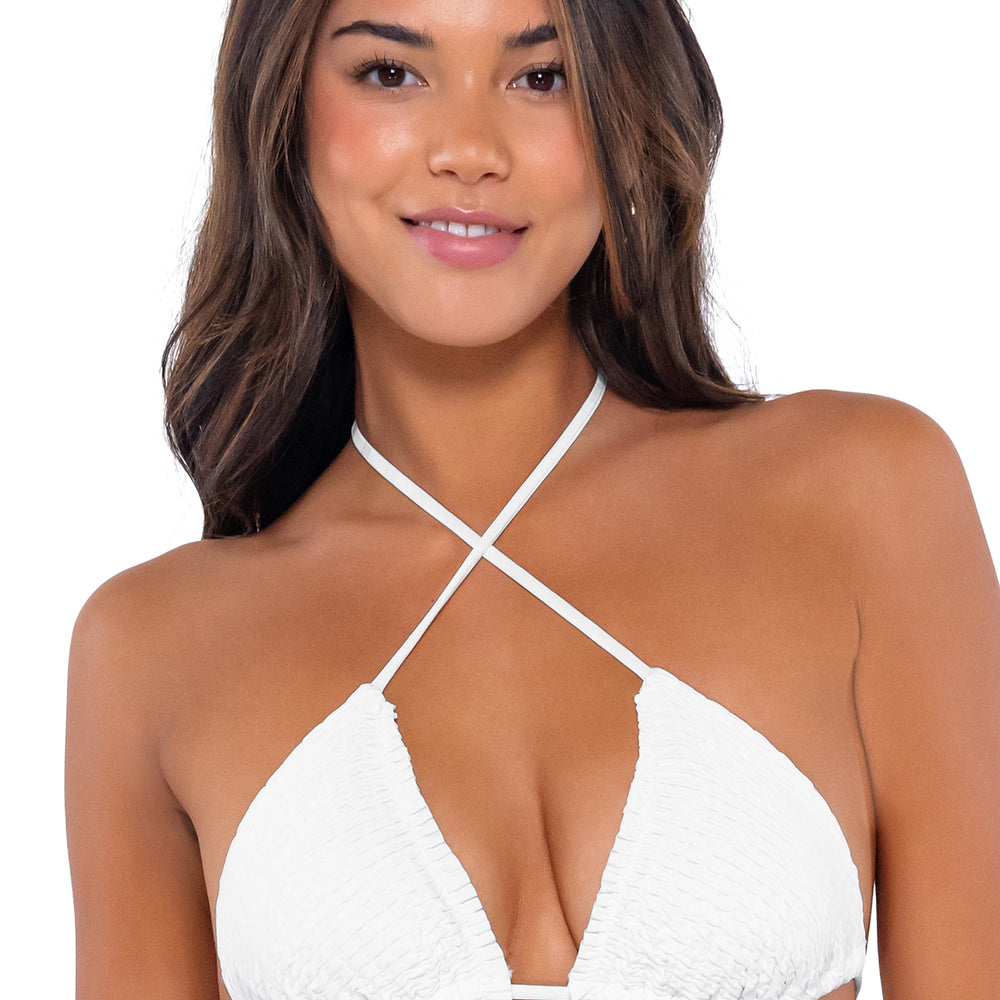 
                      
                        Swim Systems Magnolia Bay Rib Kali Triangle Bikini Top
                      
                    