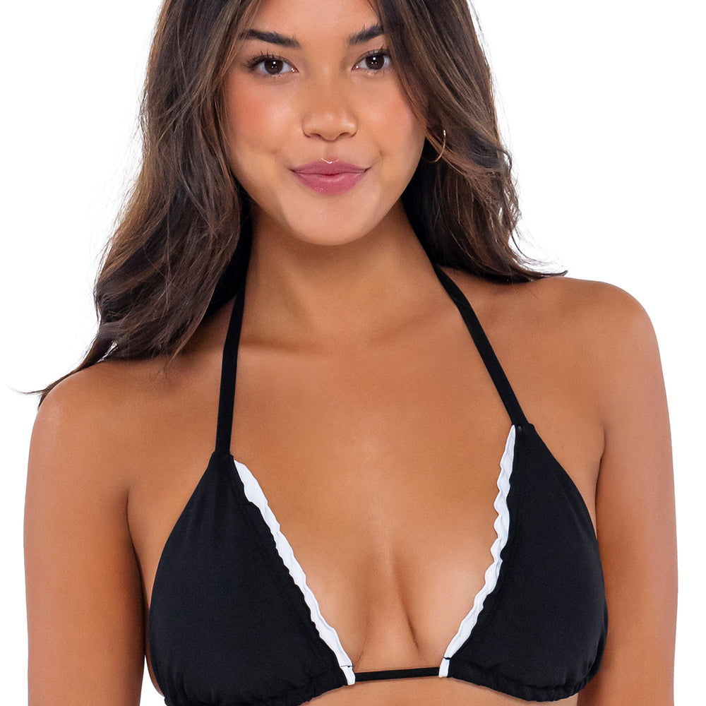 Swim Systems Black Cambria Triangle Bikini Top