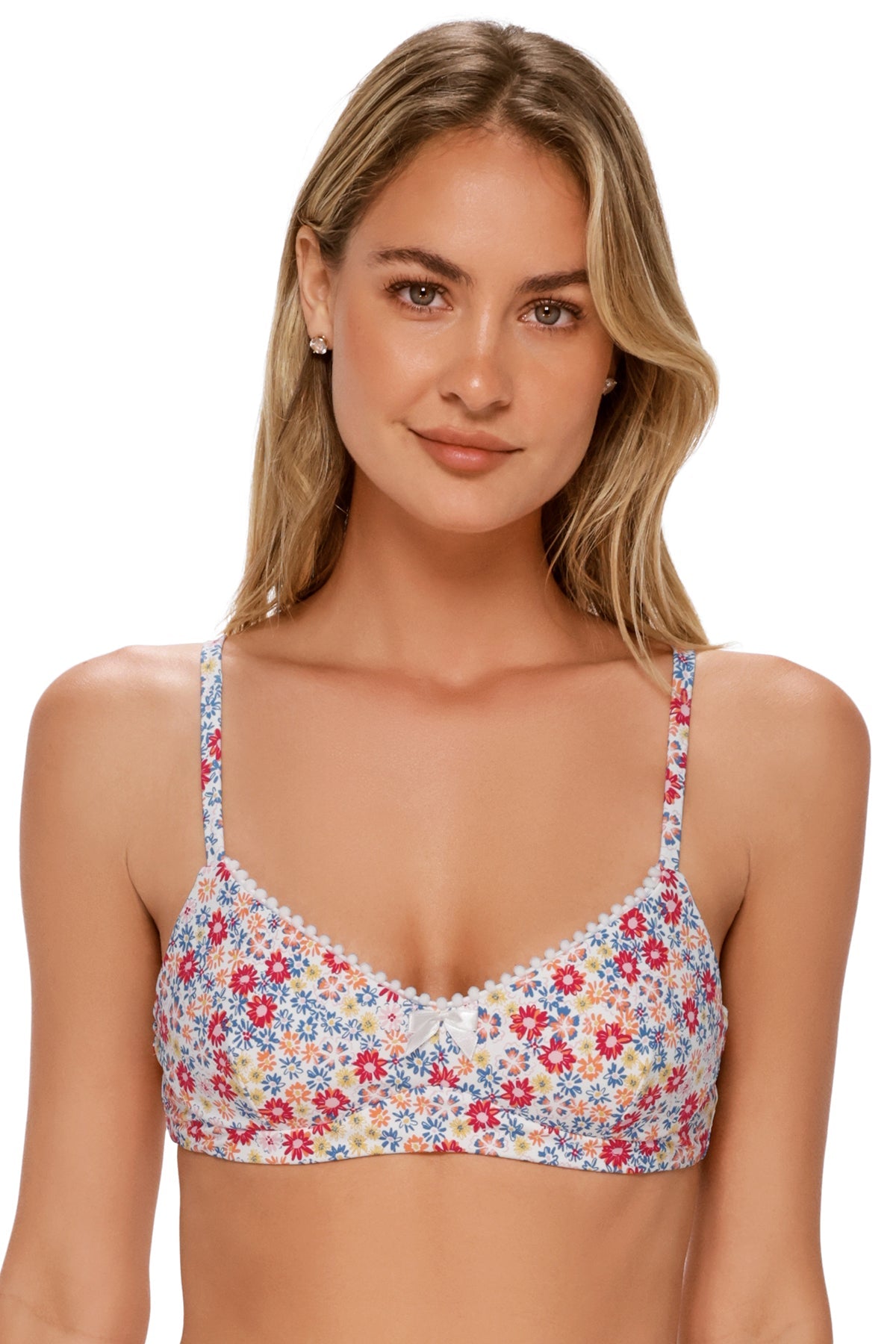 Swim Systems Prairie Petals Pom Pom Annalee Underwire Top