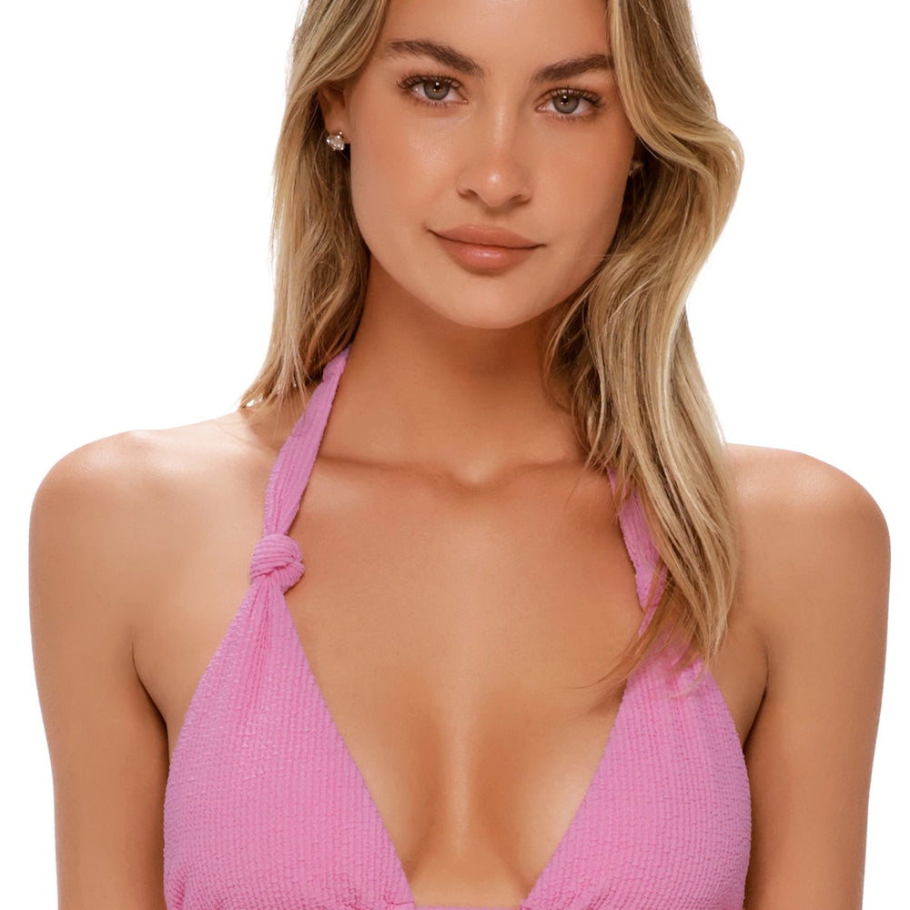 Swim Systems Cotton Candy Scrunch Mila Triangle Top