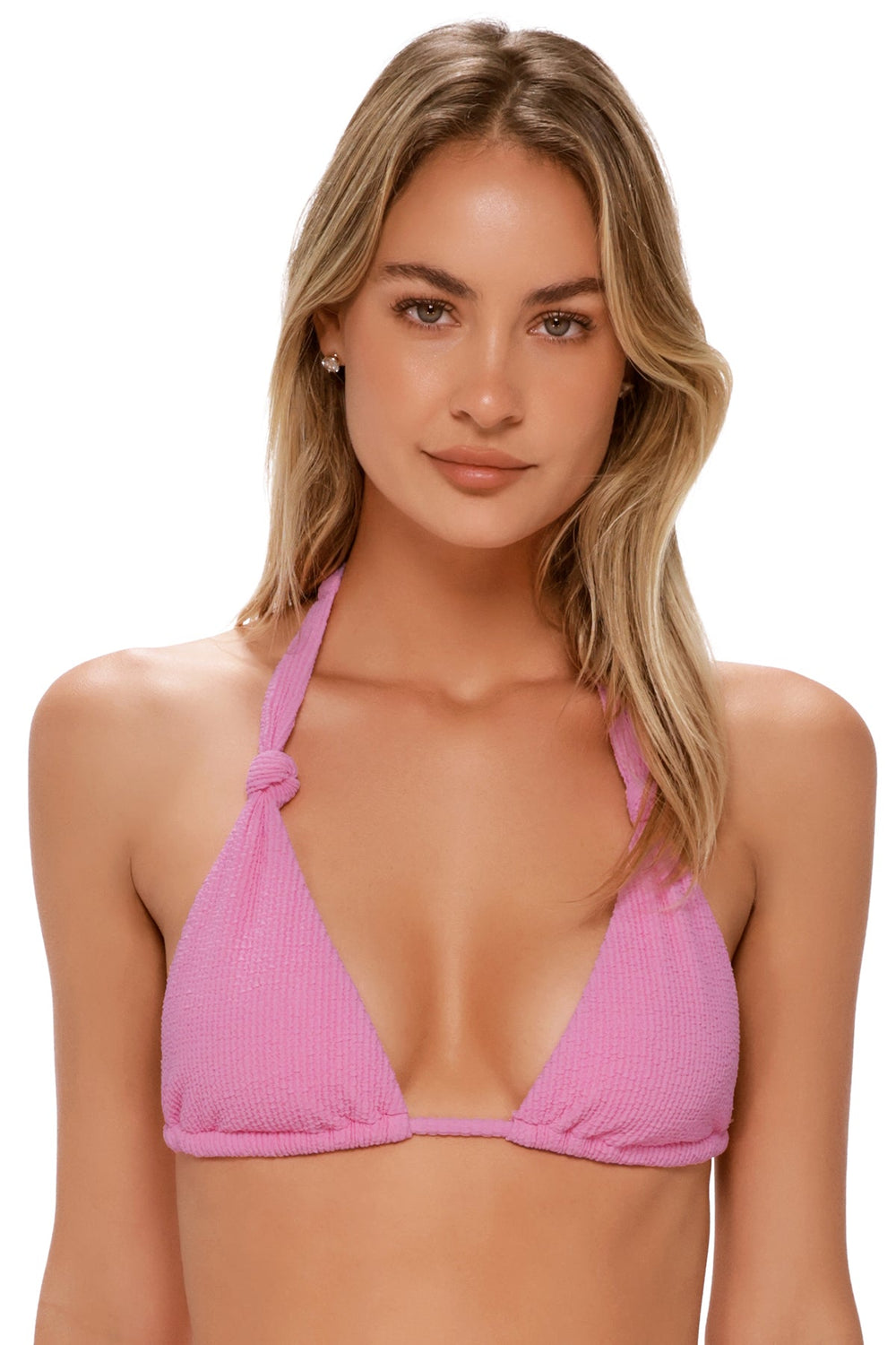 Swim Systems Cotton Candy Scrunch Mila Triangle Top