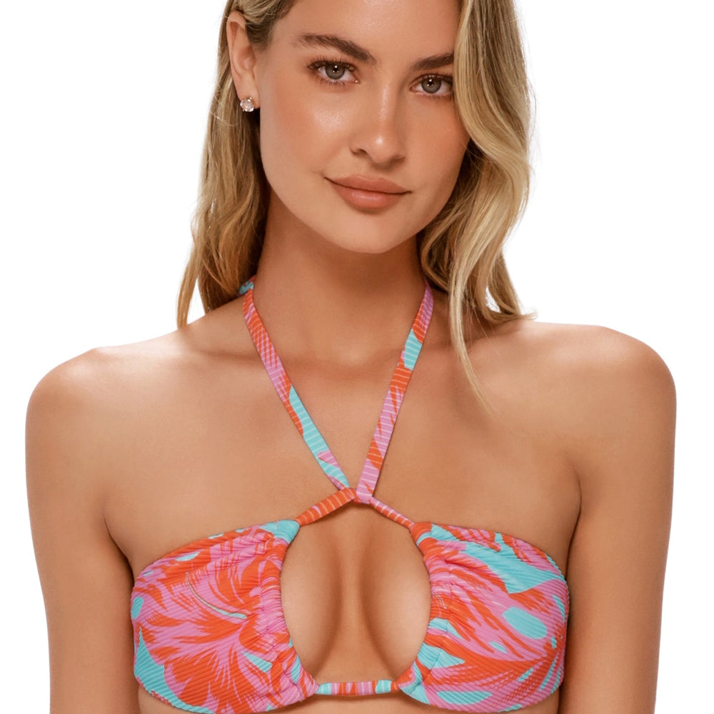Swim Systems Palm Daze Rib Mila Triangle Top