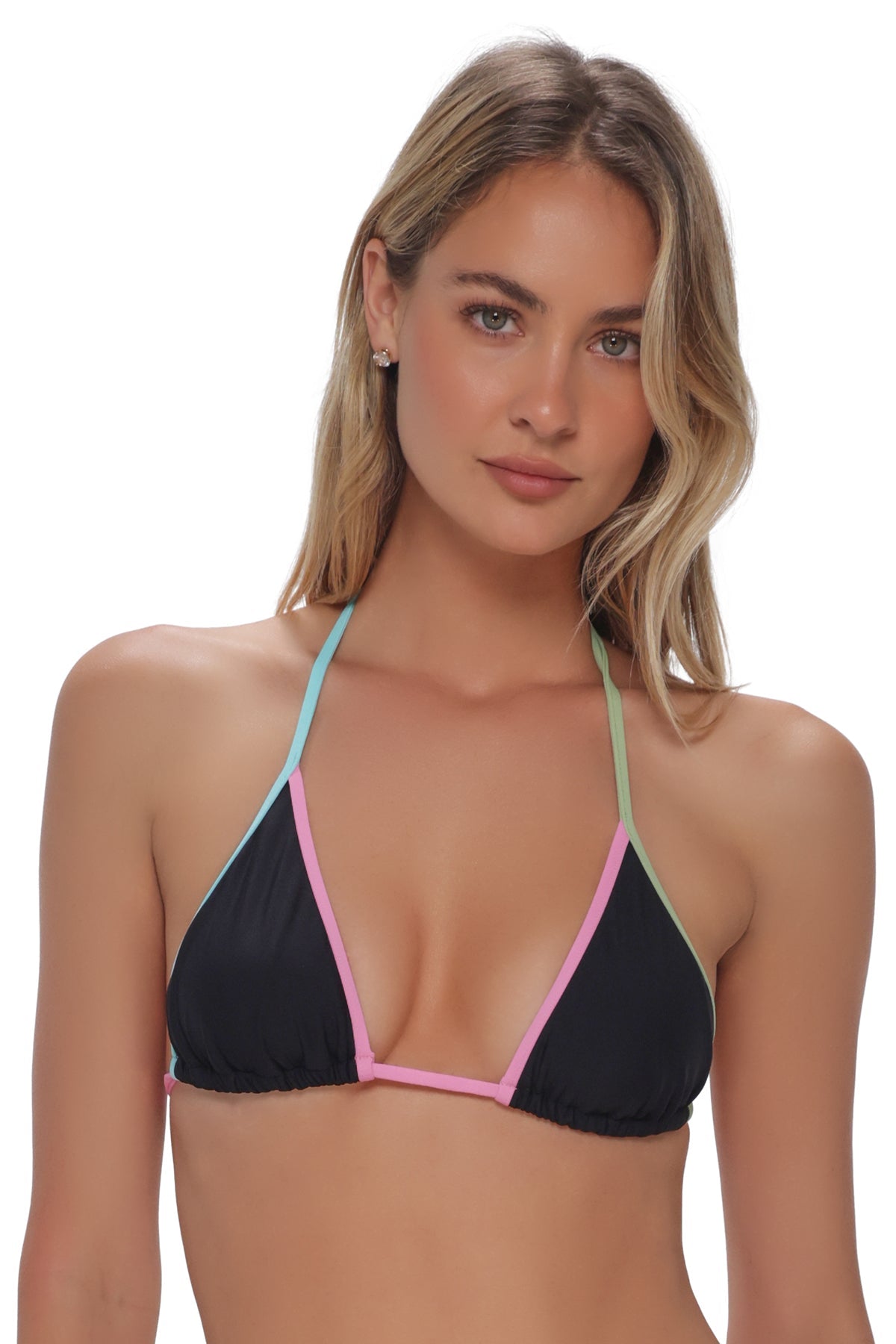 Swim Systems Black Trisha Triangle Top