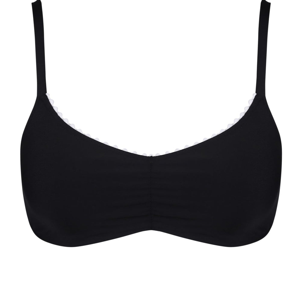 
                      
                        Swim Systems Black Pom Pom Sylvia Bralette Top
                      
                    