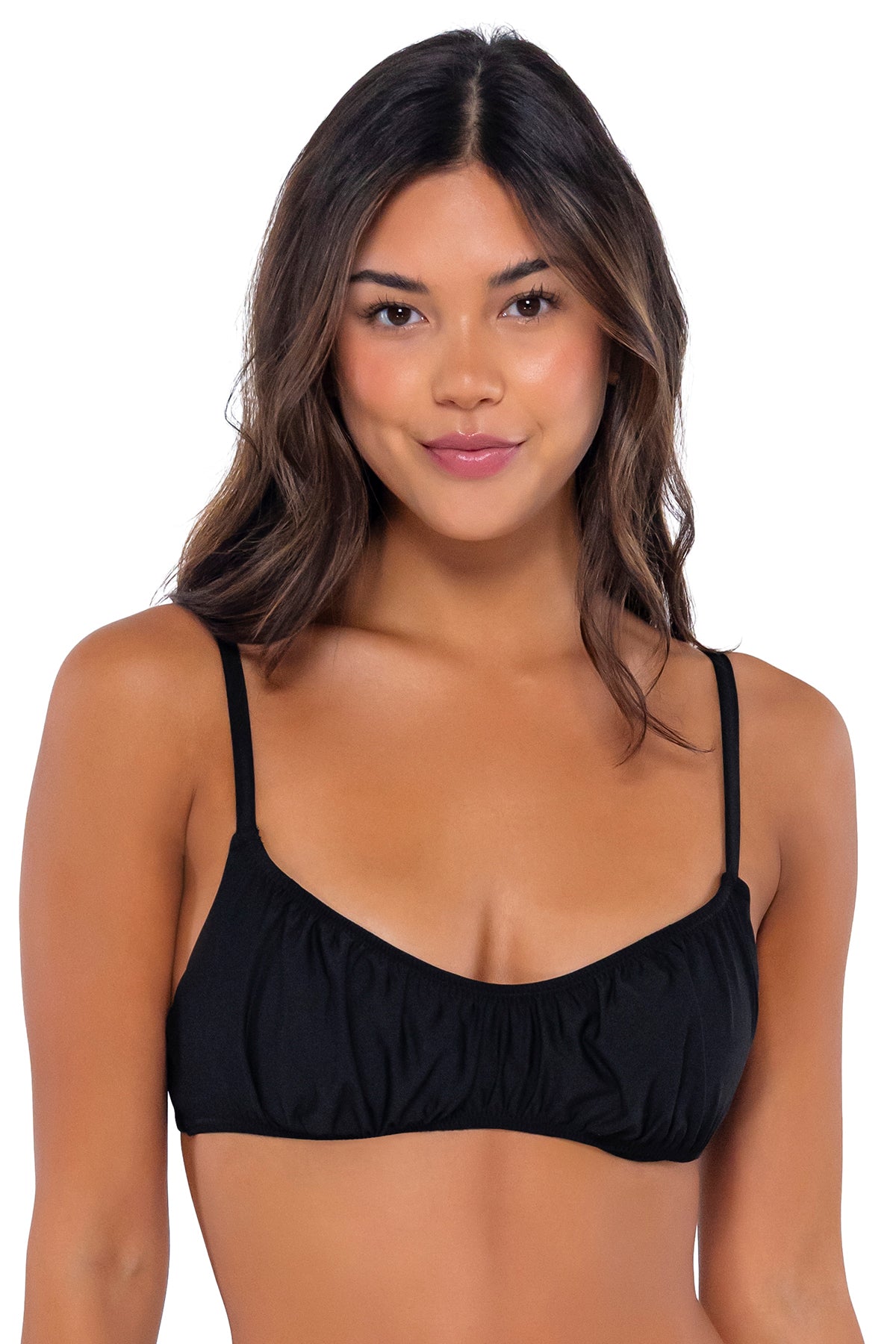 Swim Systems Black Bonnie Bralette Bikini Top