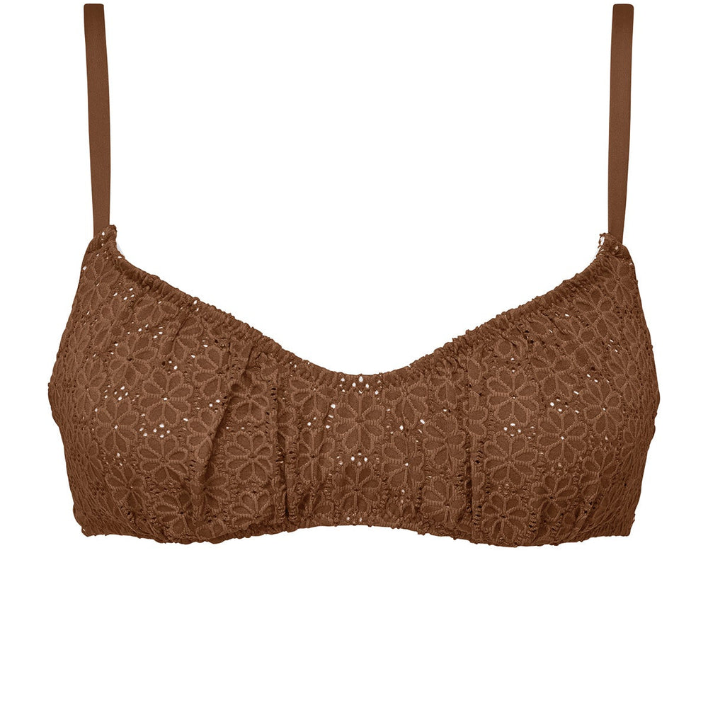 
                      
                        Swim Systems Cocoa Daisy Eyelet Bonnie Top
                      
                    