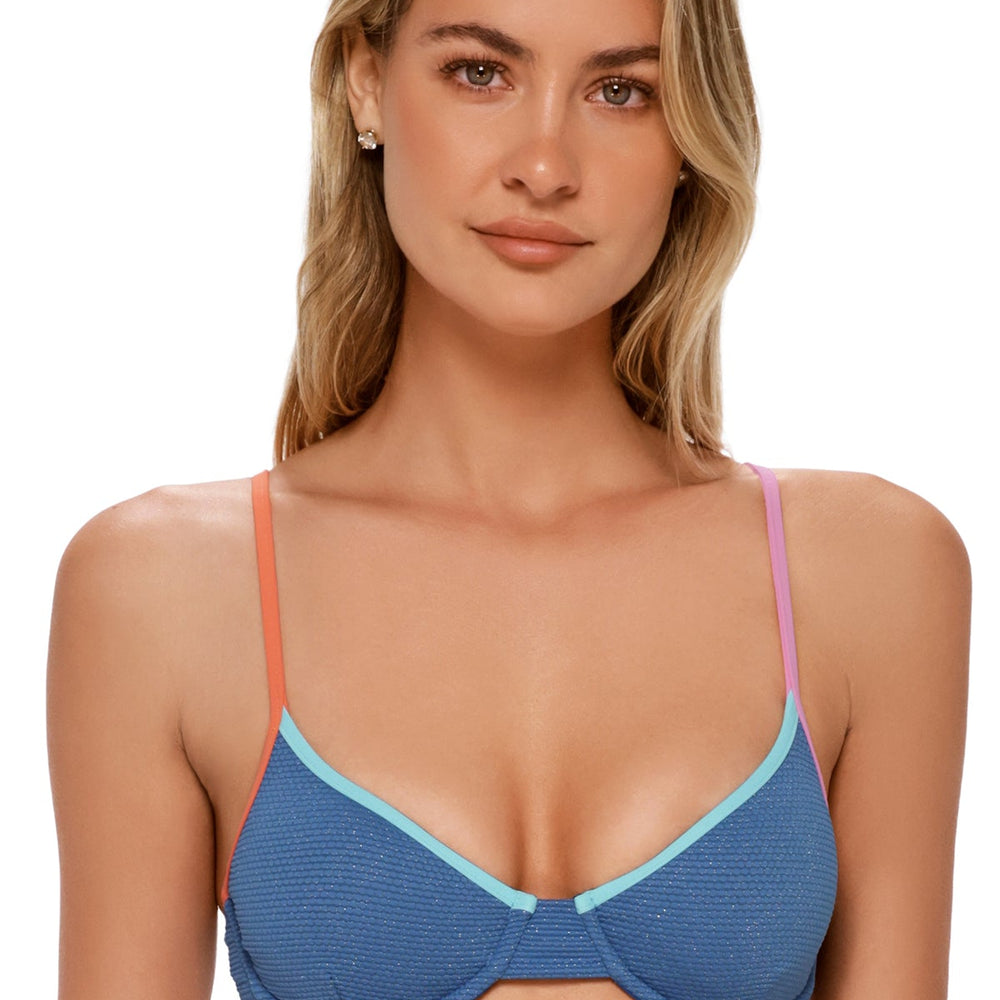 Swim Systems Desert Sky Lurex Addie Underwire Top