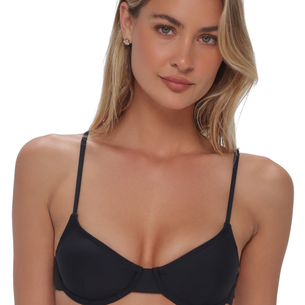 Swim Systems Black Jolene Underwire Top