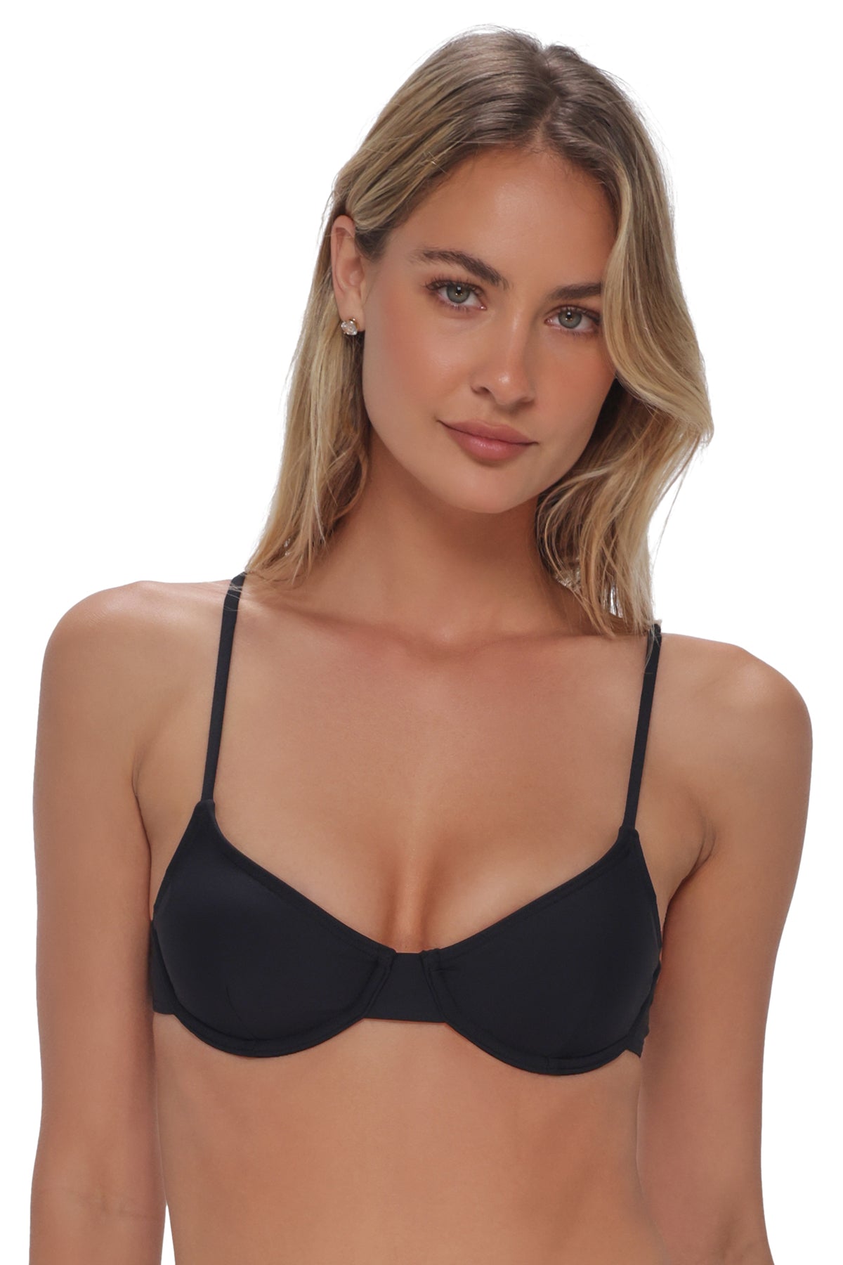 Swim Systems Black Jolene Underwire Top