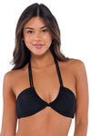 Swim Systems Black Kendall Multi-Wear Bikini Top