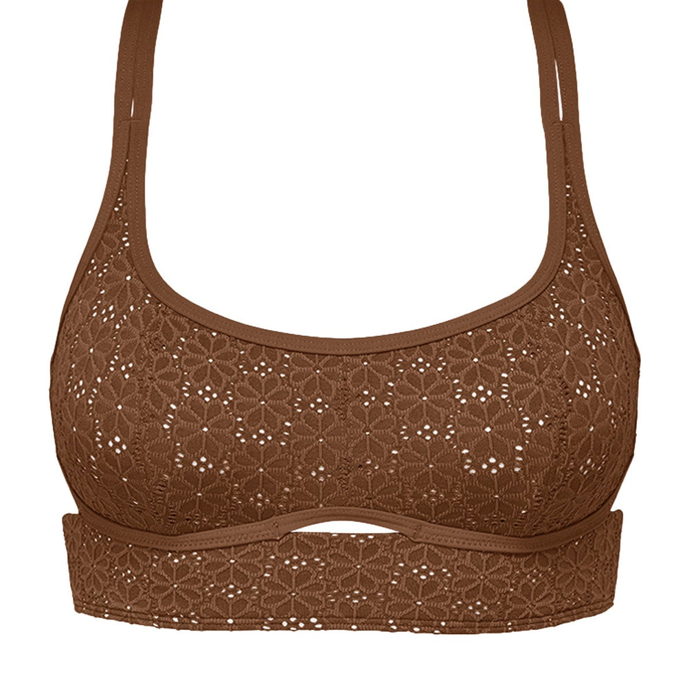 
                      
                        Swim Systems Cocoa Daisy Eyelet Kaia Top
                      
                    